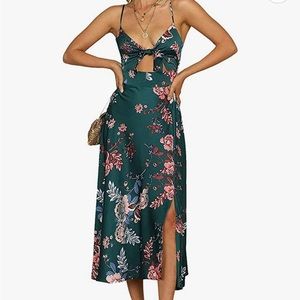 Tropical Summer Dress Sz M-L